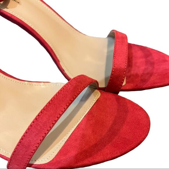 NEW! ROHB by JOYCE AZRIA Red Heels SZ 8.5 - Picture 5 of 8